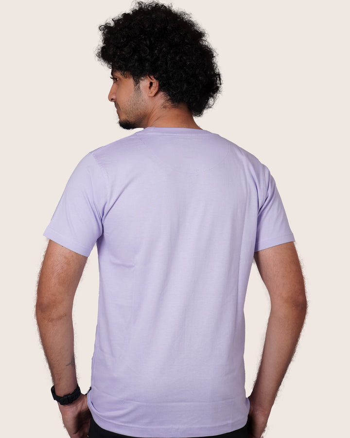 Feathersoft Home Comfort Men's Crewneck T-Shirt: Lavender