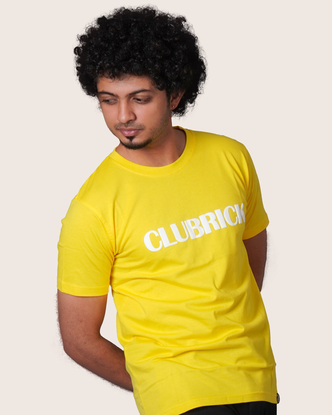 Feathersoft Home Comfort Men's Crewneck T-Shirt: Lemon Yellow
