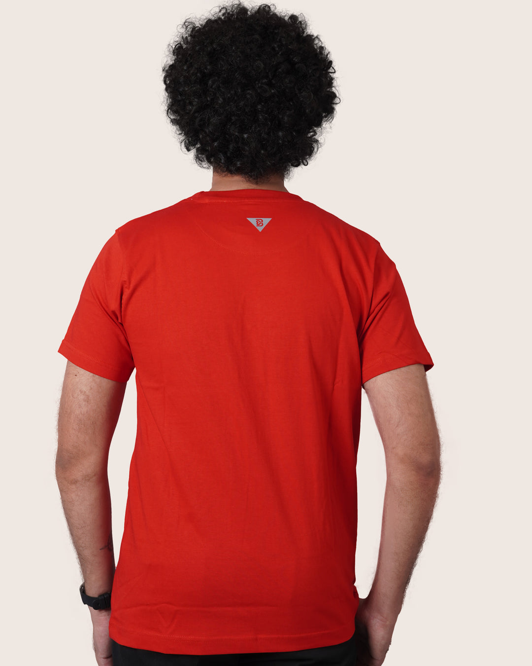 Feathersoft Home Comfort Men's Crewneck T-Shirt: Red Chilli