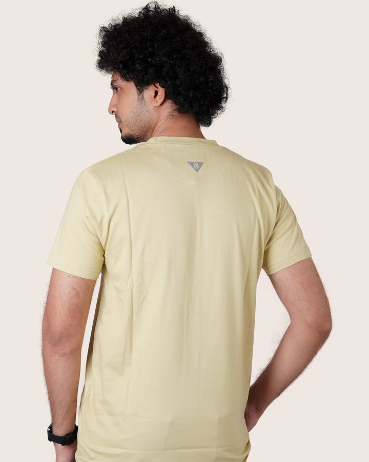 Feathersoft Home Comfort Men's Crewneck T-Shirt: Caramel Dust
