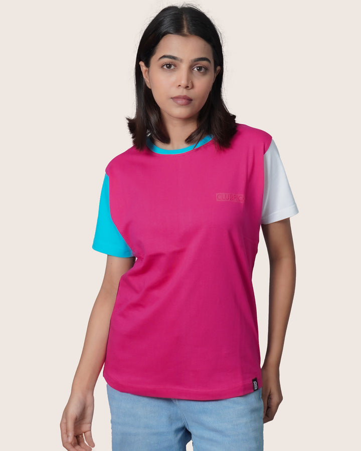 Feathersoft Home Comfort Women's Crewneck T-Shirt: Pink in Sea