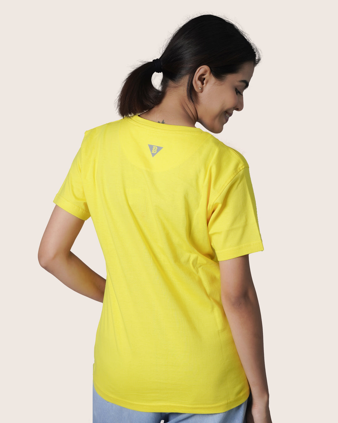 Feathersoft Home Comfort Women's Crewneck T-Shirt: Lemon Yellow